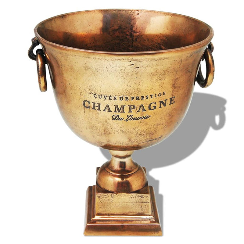 Afbeelding laden in galerijviewer, Vidaxl prijzenbeker champagnekoeler koperbruin