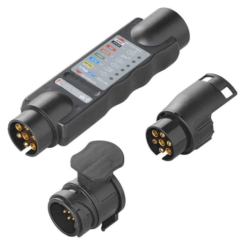 Afbeelding laden in galerijviewer, Proplus plug tester 7-pin 12 v + 2 adapters 343524