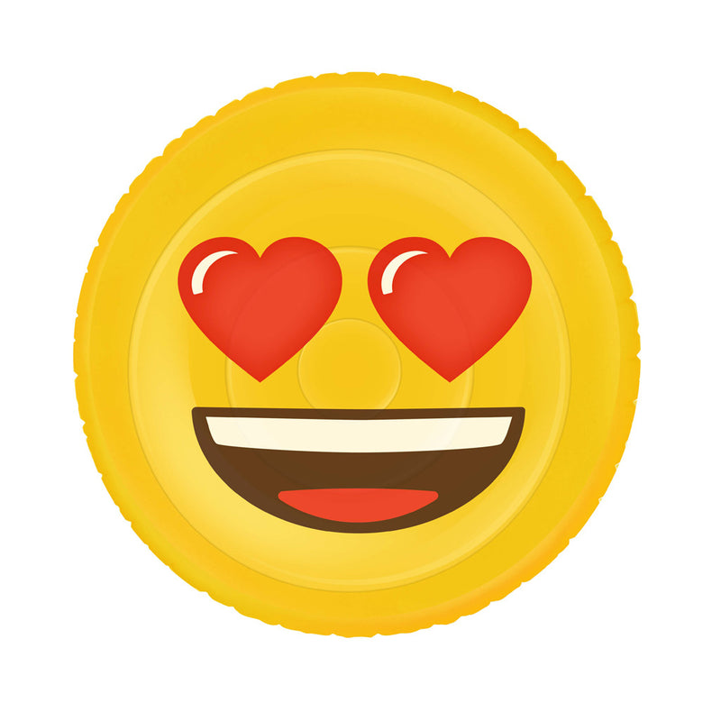 Afbeelding laden in galerijviewer, Basic opblaasbaar figuur emoji face hearts 140cm