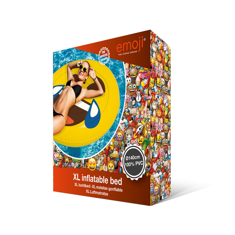 Afbeelding laden in galerijviewer, Basic opblaasbaar figuur emoji face lol 140cm