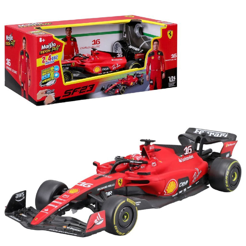 Afbeelding laden in galerijviewer, Overige merken maisto tech rc ferrari leclerc sf23 1:24