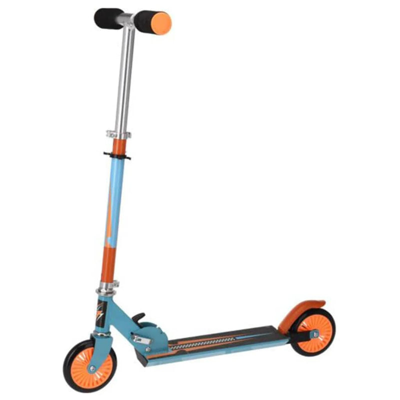 Afbeelding laden in galerijviewer, Xq max step inklapbaar met voetrem blauw en oranje