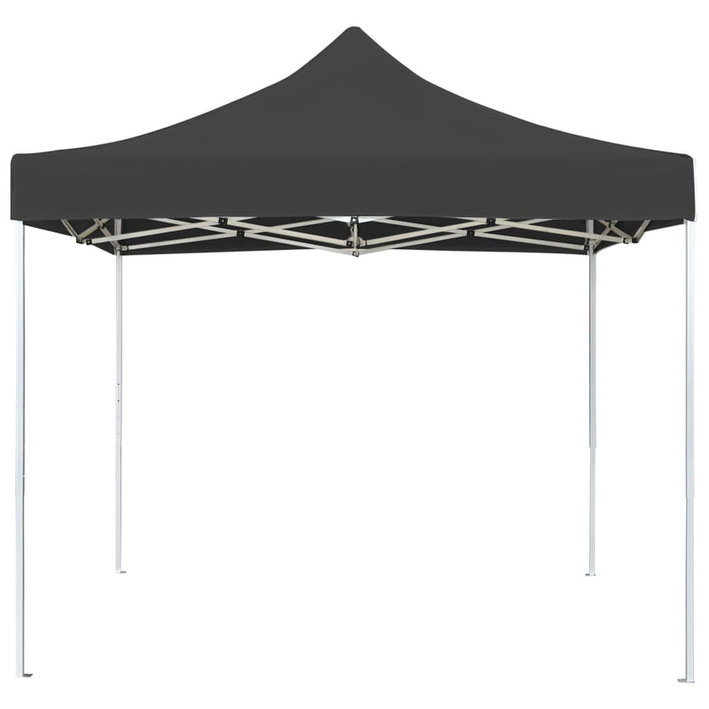 Afbeelding laden in galerijviewer, Vidaxl partytent professioneel inklapbaar 3x3 m aluminium antraciet