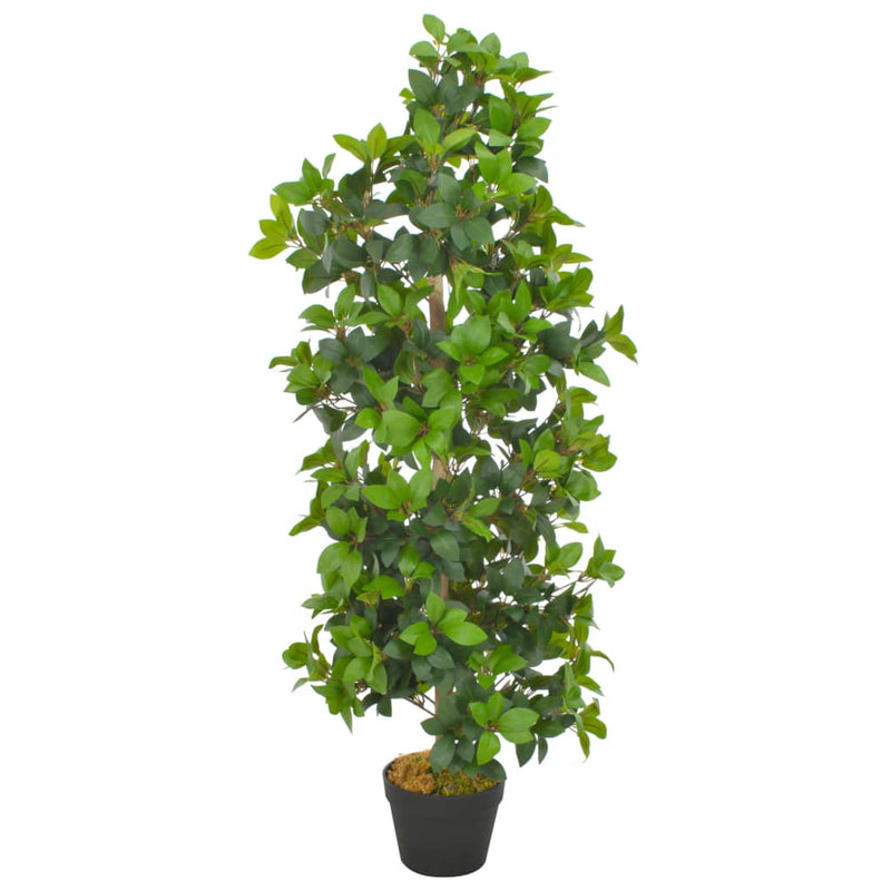 Afbeelding laden in galerijviewer, Vidaxl kunstplant met pot laurierboom 120 cm groen