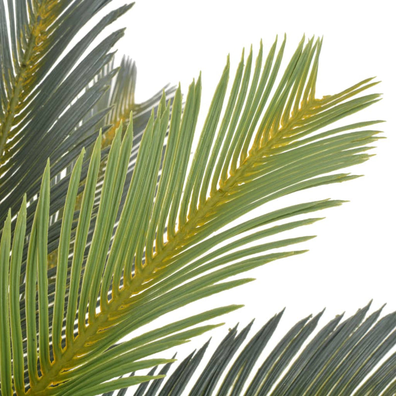 Afbeelding laden in galerijviewer, Vidaxl kunstplant met pot cycaspalm 90 cm groen