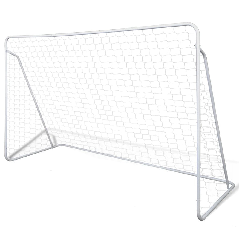 Afbeelding laden in galerijviewer, Vidaxl voetbalgoals 2 st 240x90x150 cm staal
