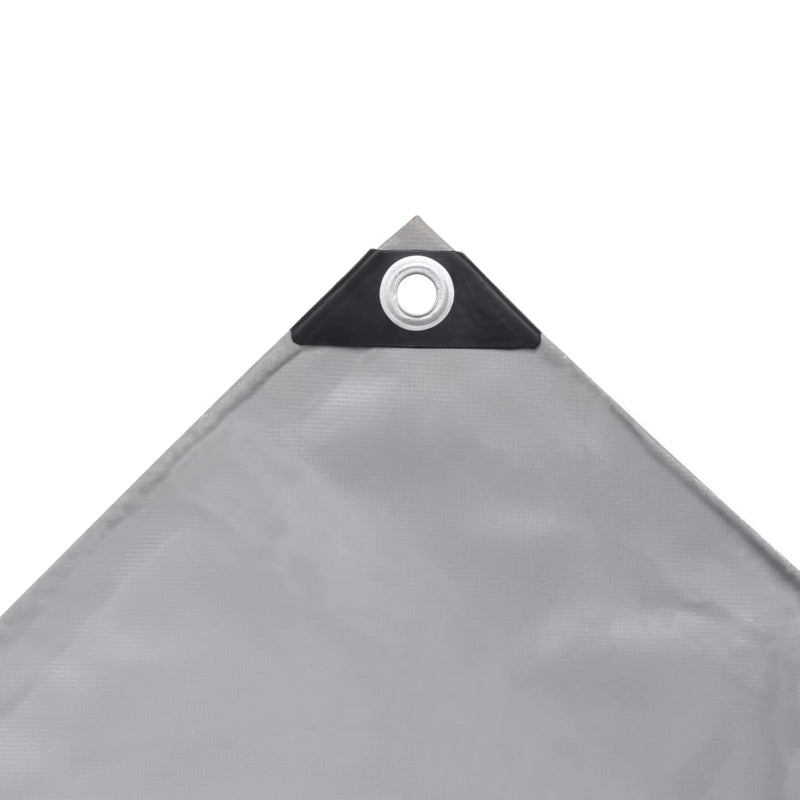Afbeelding laden in galerijviewer, Vidaxl dekzeil 650 g m² 1,5x10 m grijs