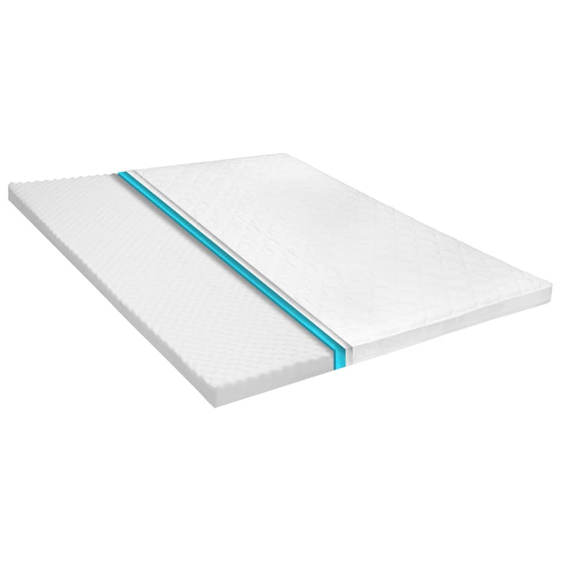 Afbeelding laden in galerijviewer, Vidaxl topmatras ei-profiel 6 cm koudschuim 140x200 cm