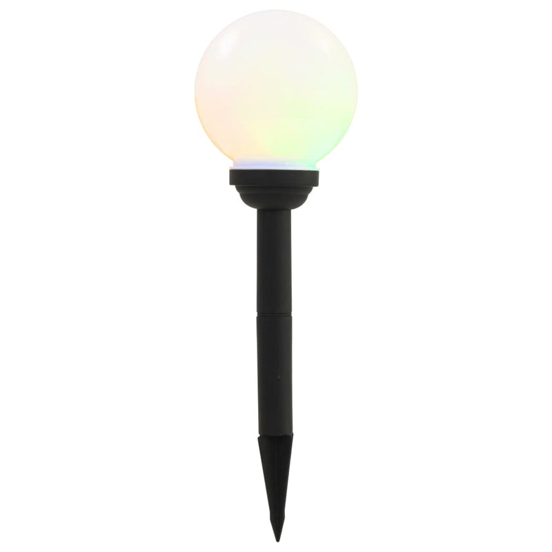 Afbeelding laden in galerijviewer, Vidaxl solarlampen 8 st led rond 15 cm rgb