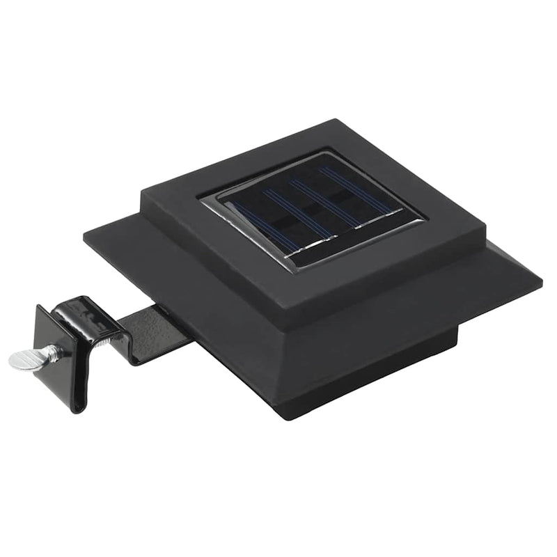 Afbeelding laden in galerijviewer, Vidaxl solarlampen 12 st led vierkant 12 cm zwart