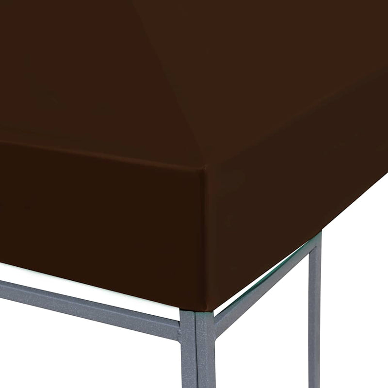 Afbeelding laden in galerijviewer, Vidaxl prieeldak 310 g m² 3x3 m bruin