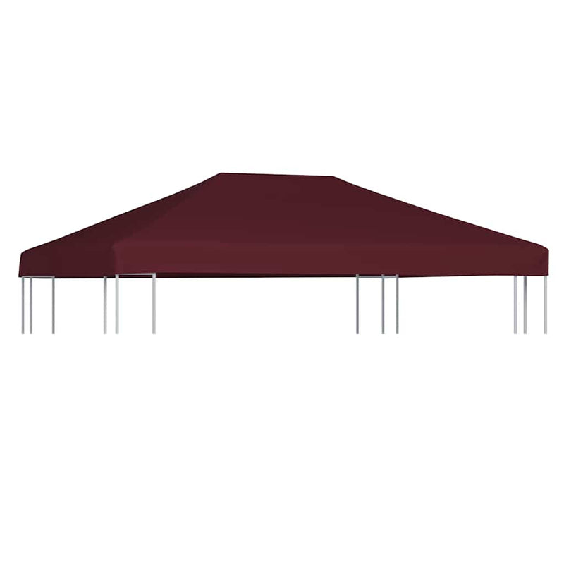 Afbeelding laden in galerijviewer, Vidaxl prieeldak 310 g m² 3x4 m bordeaux