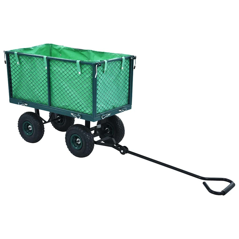 Afbeelding laden in galerijviewer, Vidaxl tuinwagen 350 kg groen