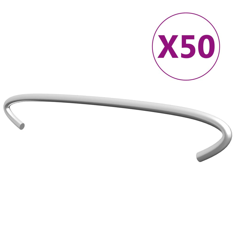 Afbeelding laden in galerijviewer, Vidaxl gabionhaken 50 st 15 cm gegalvaniseerd staal