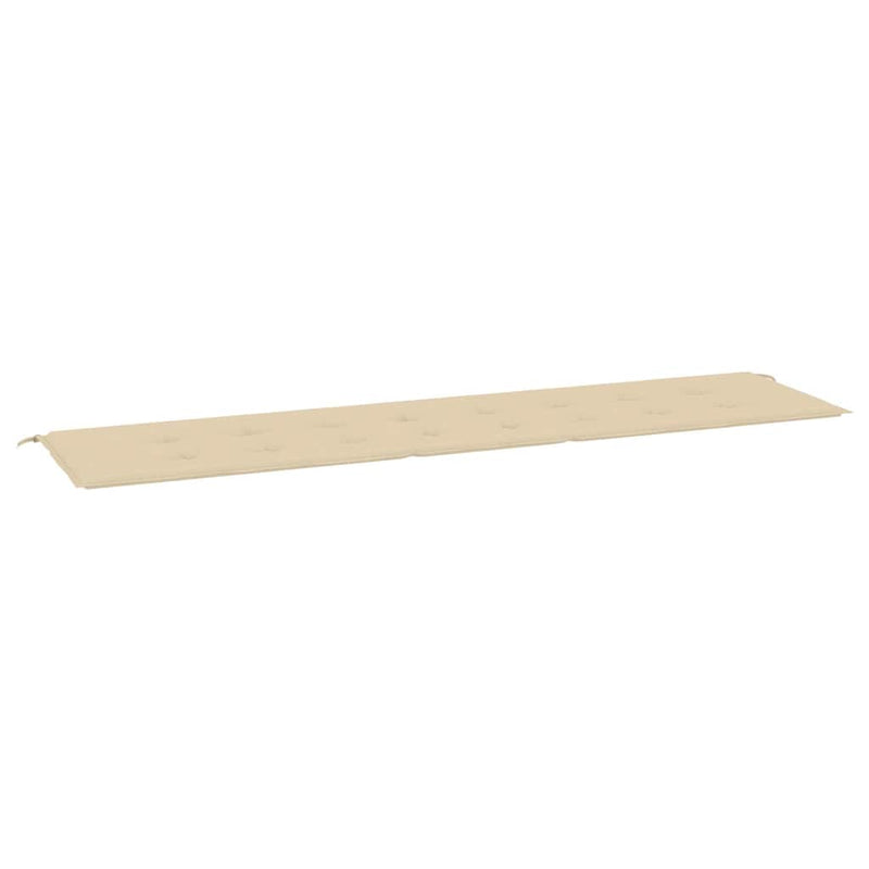 Afbeelding laden in galerijviewer, Vidaxl tuinbankkussen 200x50x4 cm oxford stof beige