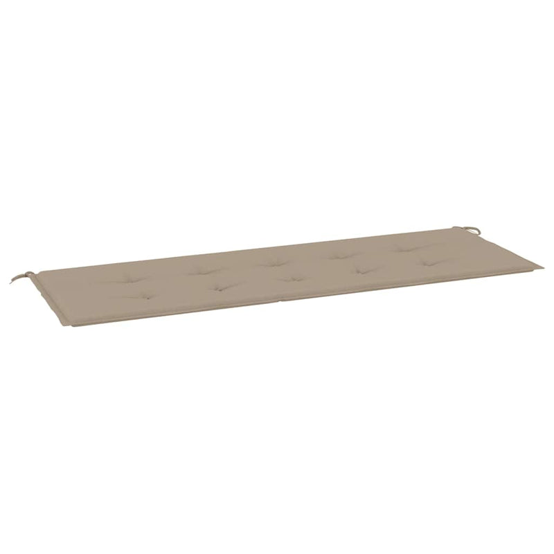Afbeelding laden in galerijviewer, Vidaxl tuinbankkussen 150x50x4 cm oxford stof taupe