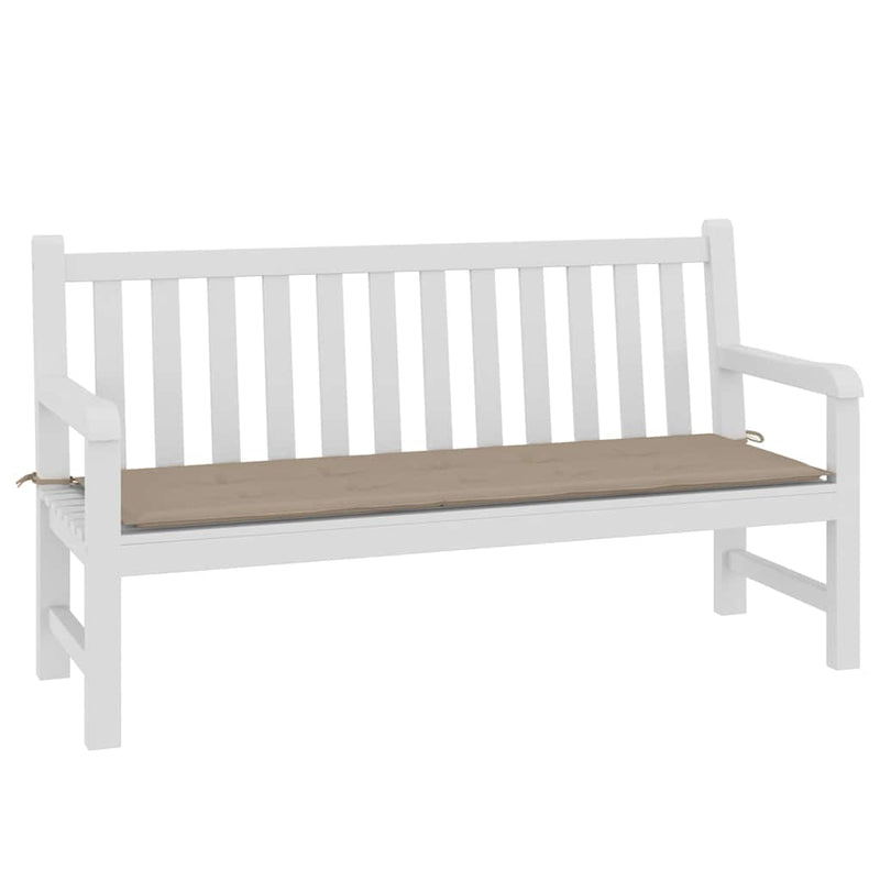 Afbeelding laden in galerijviewer, Vidaxl tuinbankkussen 150x50x4 cm oxford stof taupe