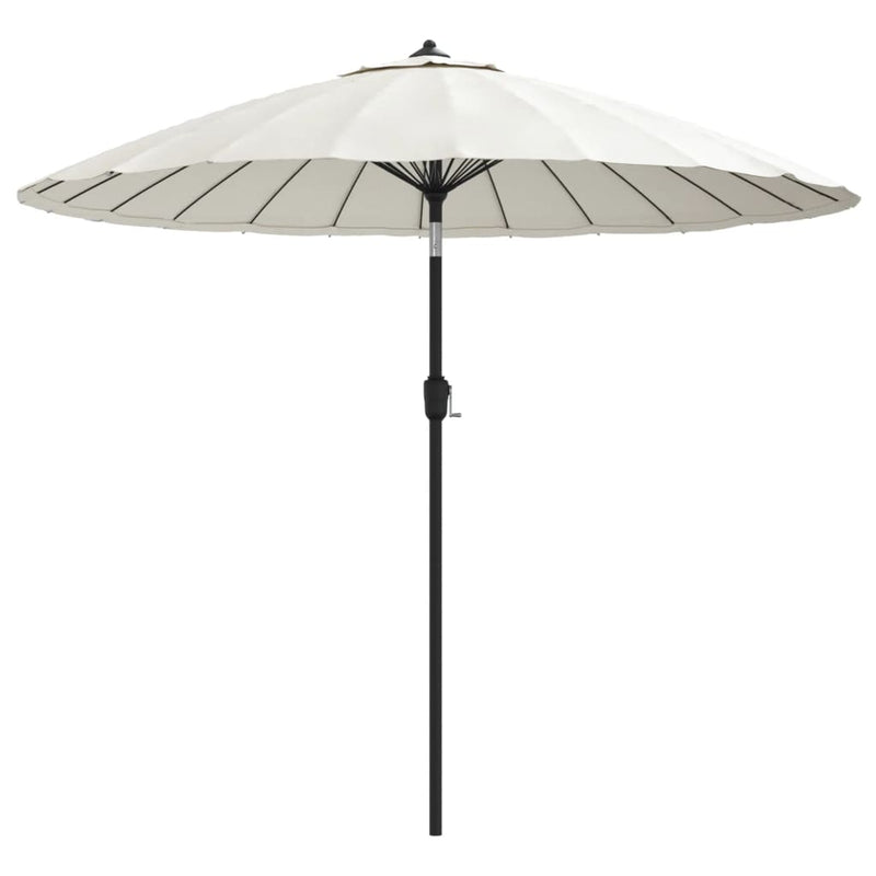 Afbeelding laden in galerijviewer, VidaXL Parasol met aluminium paal 270 cm zandwit