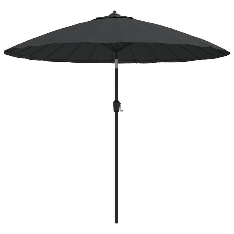 Afbeelding laden in galerijviewer, Vidaxl parasol met aluminium paal 270 cm antraciet