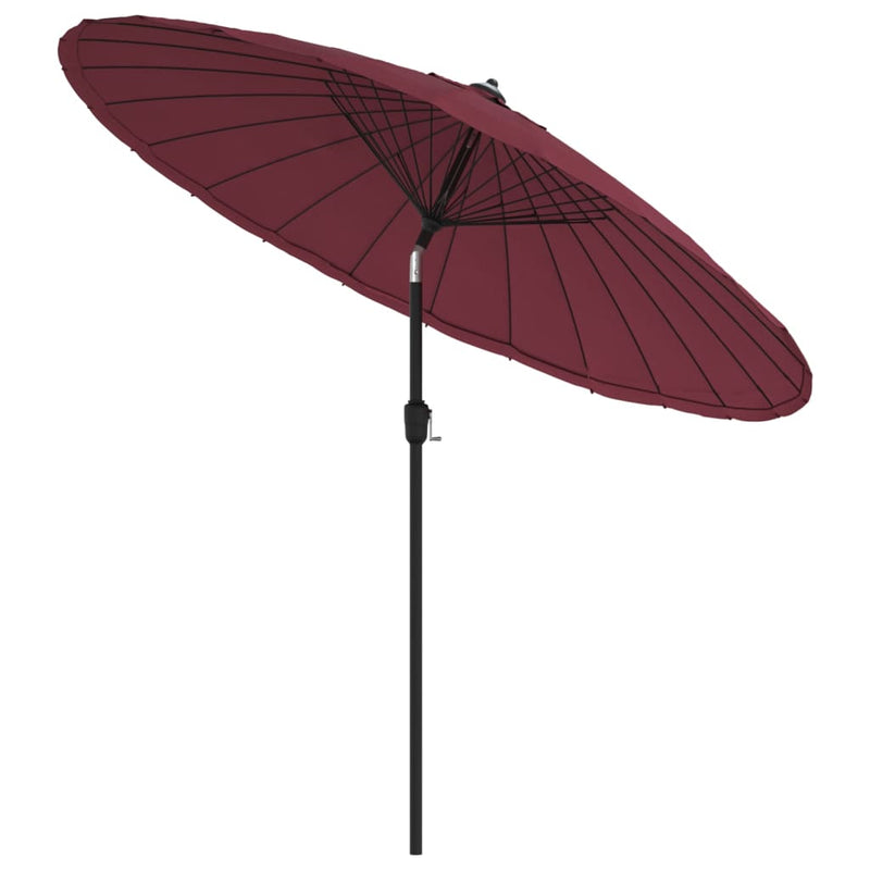 Afbeelding laden in galerijviewer, Vidaxl parasol met aluminium paal 250 cm bordeauxrood