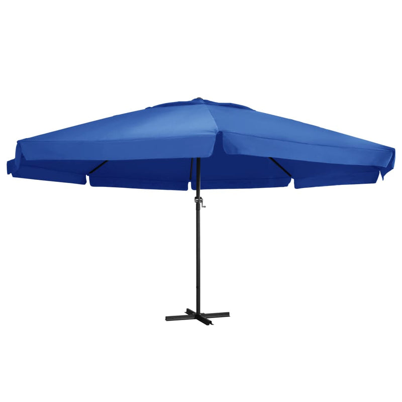 Afbeelding laden in galerijviewer, Vidaxl parasol met aluminium paal 500 cm azuurblauw