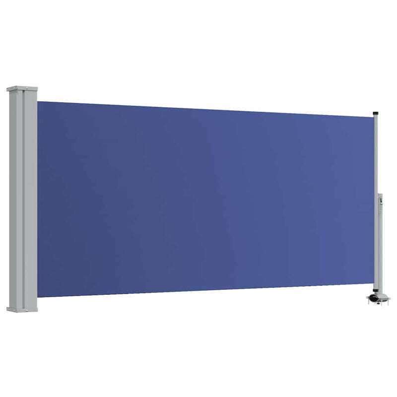 Afbeelding laden in galerijviewer, Vidaxl tuinscherm uittrekbaar 120x300 cm blauw