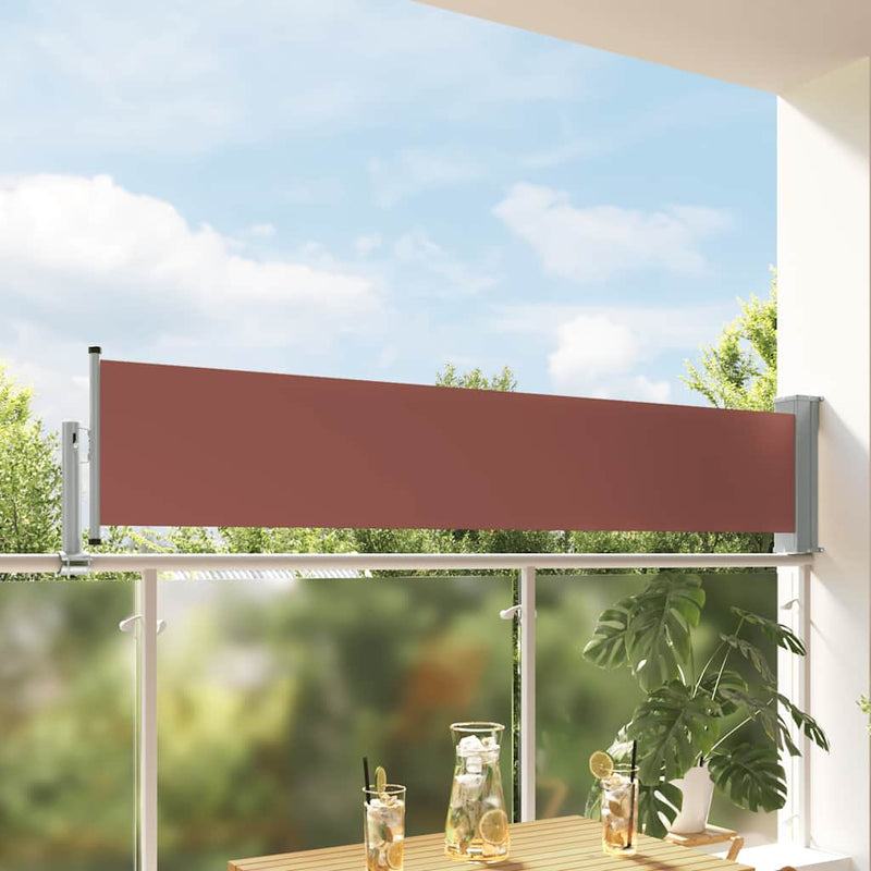 Afbeelding laden in galerijviewer, Vidaxl tuinscherm uittrekbaar 60x300 cm bruin
