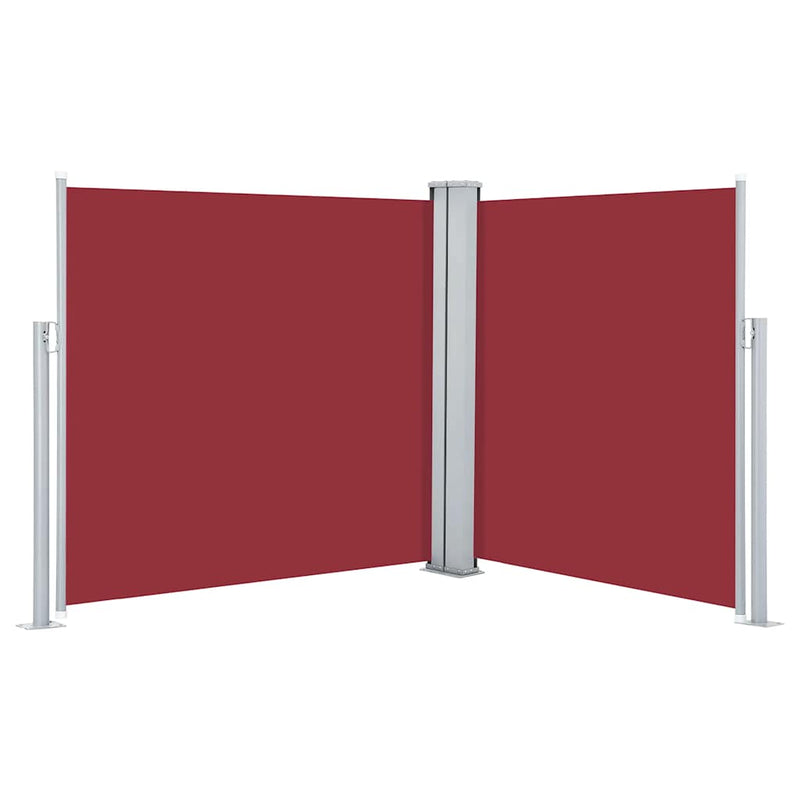 Afbeelding laden in galerijviewer, Vidaxl windscherm uittrekbaar 120x600 cm rood