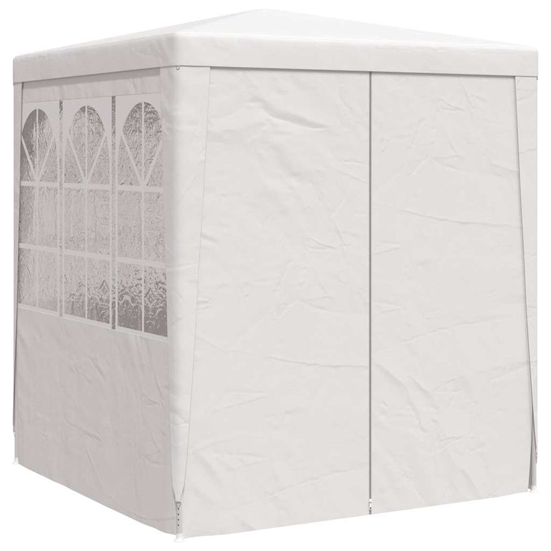 Afbeelding laden in galerijviewer, Vidaxl partytent met zijwanden professioneel 90 g m² 2x2 m wit