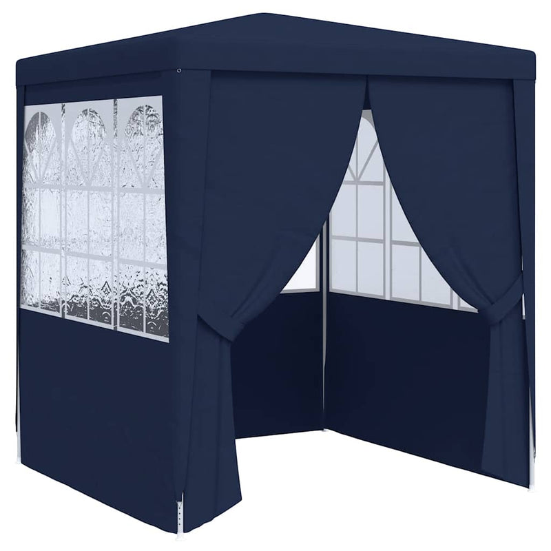 Afbeelding laden in galerijviewer, Vidaxl partytent met zijwanden professioneel 90 g m² 2,5x2,5 m blauw