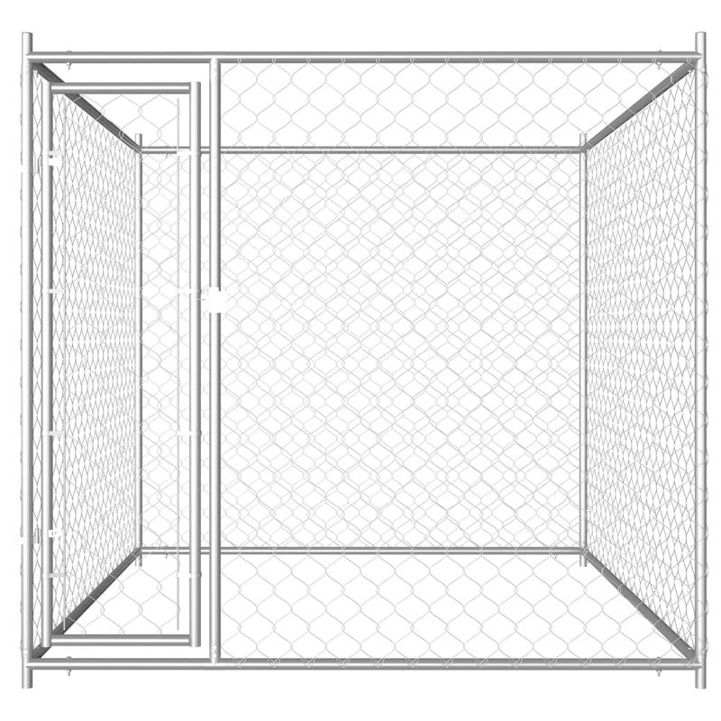 Afbeelding laden in galerijviewer, VidaXL Hondenkennel voor buiten 193x193x185 cm