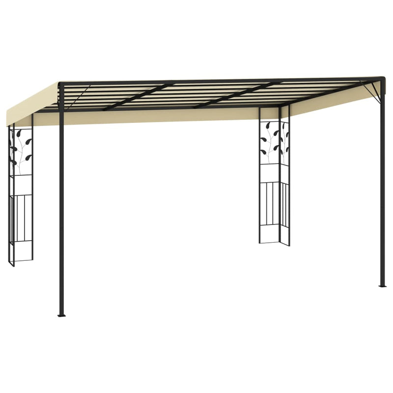 Afbeelding laden in galerijviewer, VidaXL Wandprieel 4x3x2,5 m crème
