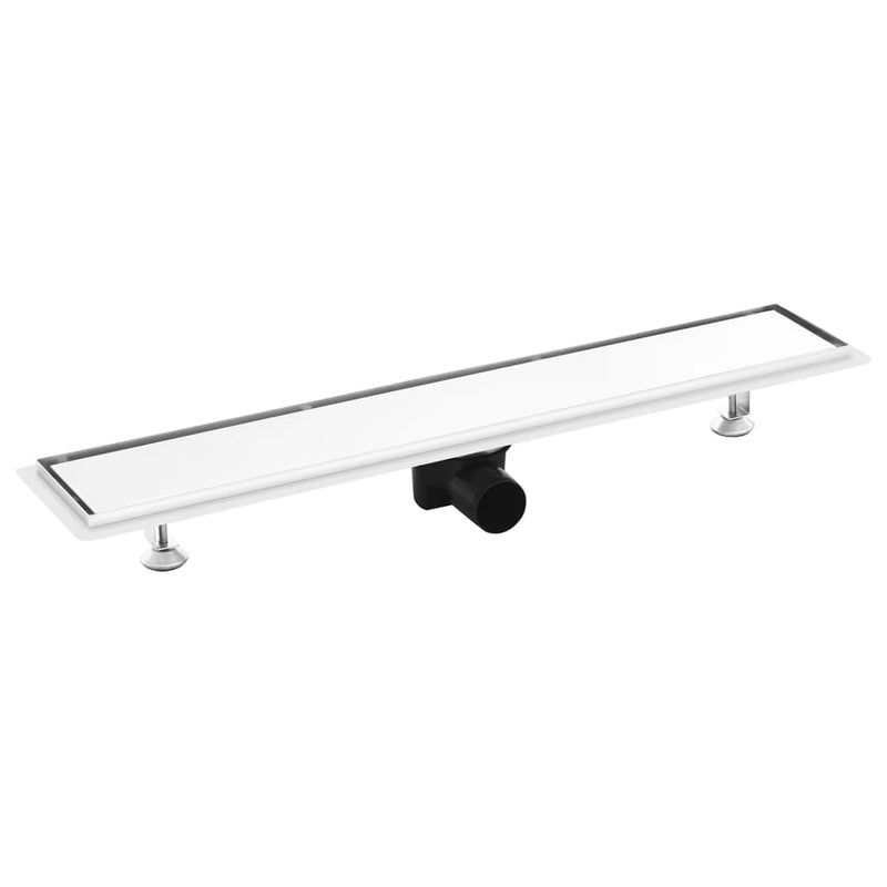 Afbeelding laden in galerijviewer, Vidaxl doucheafvoer met 2-in-1 deksel 73x14 cm roestvrij staal