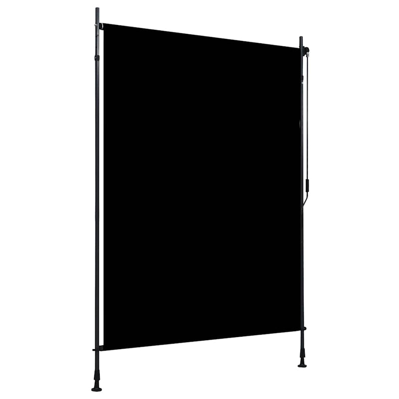 Afbeelding laden in galerijviewer, Vidaxl rolgordijn voor buiten 150x270 cm antraciet