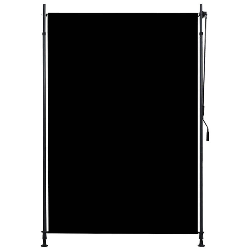 Afbeelding laden in galerijviewer, Vidaxl rolgordijn voor buiten 150x270 cm antraciet