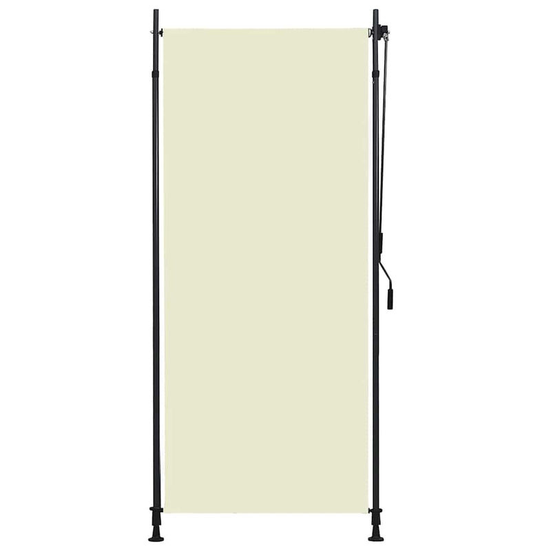 Afbeelding laden in galerijviewer, Vidaxl rolgordijn voor buiten 100x270 cm crème