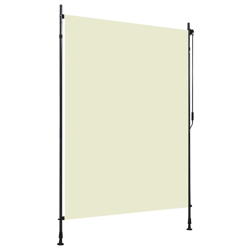 Afbeelding laden in galerijviewer, Vidaxl rolgordijn voor buiten 150x270 cm crème