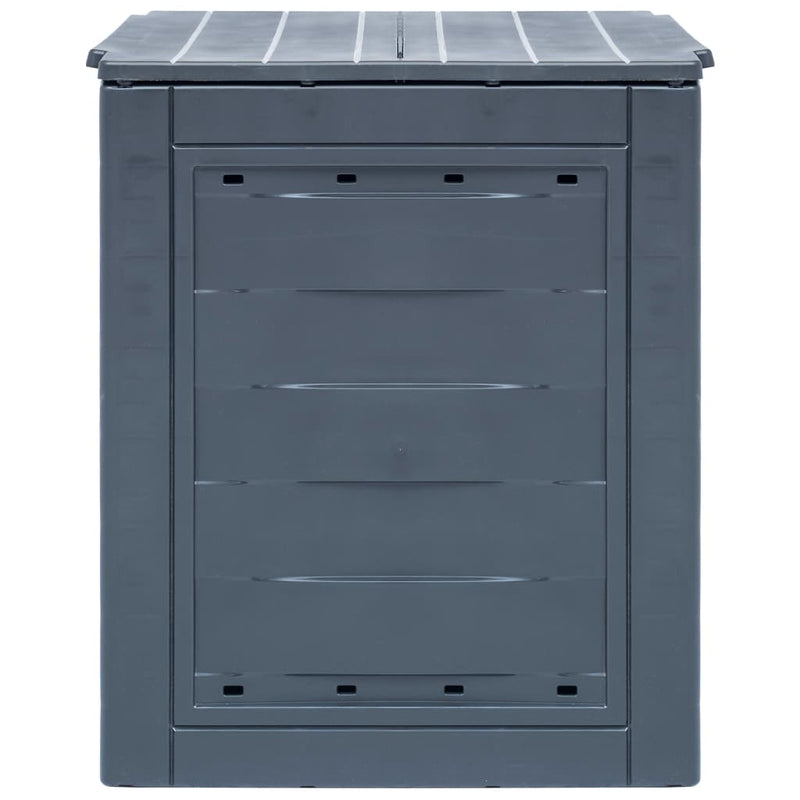 Afbeelding laden in galerijviewer, Vidaxl compostbakken 2 st 520 l 60x60x73 cm grijs