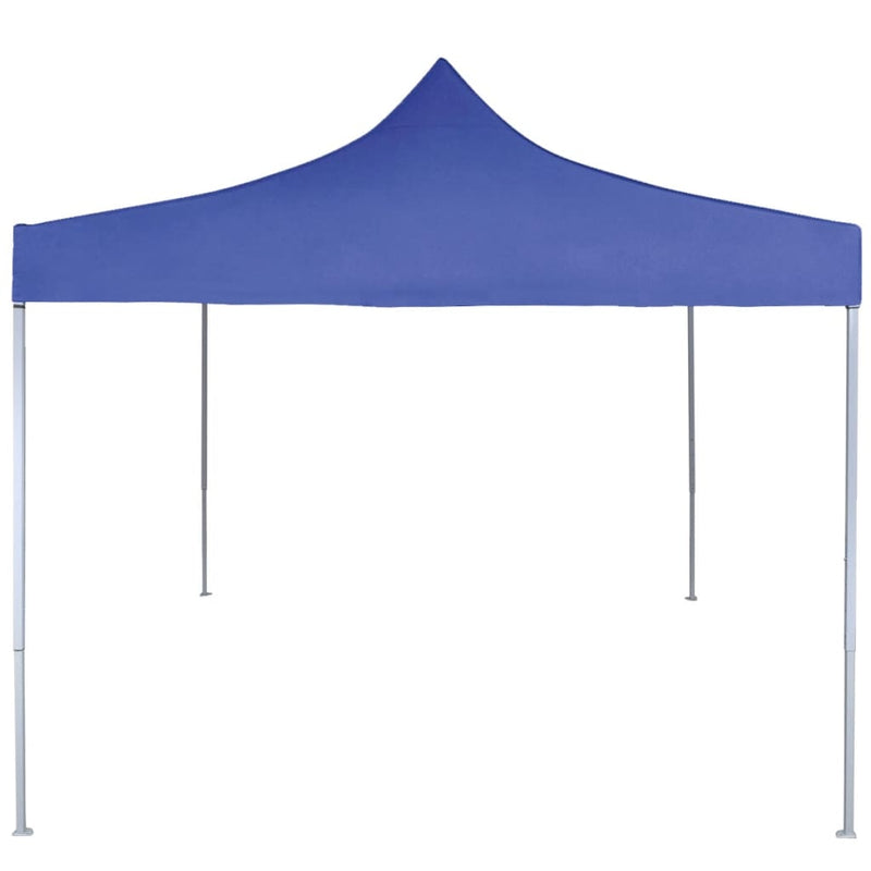 Afbeelding laden in galerijviewer, Vidaxl partytent professioneel inklapbaar 2x2 m staal blauw