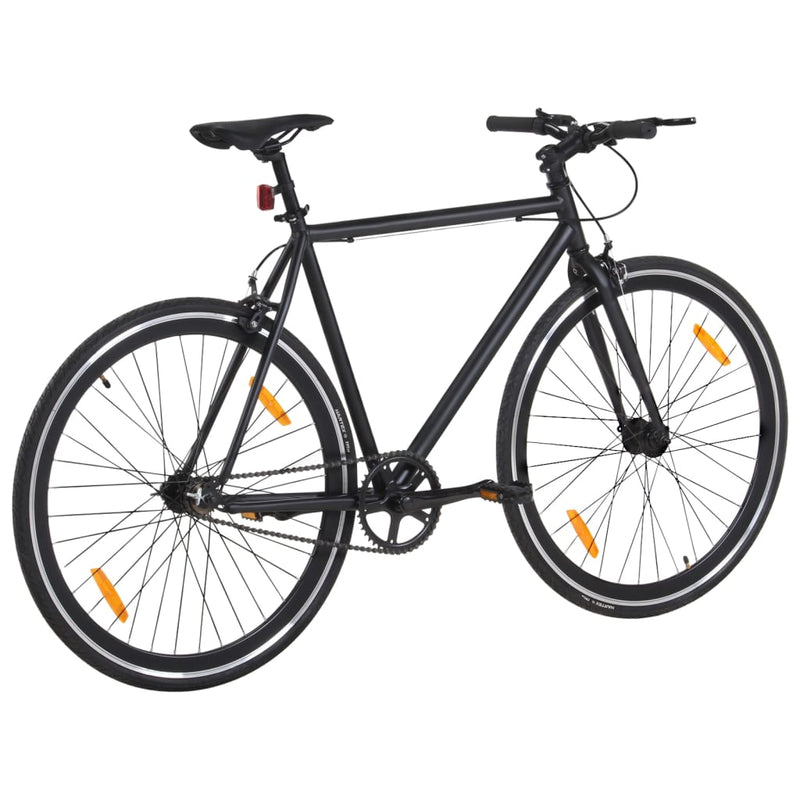 Afbeelding laden in galerijviewer, Vidaxl fiets met vaste versnelling 700 c 55 cm zwart
