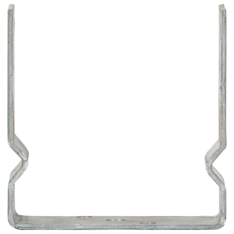 Afbeelding laden in galerijviewer, Vidaxl grondankers 6 st 14x6x15 cm gegalvaniseerd staal zilverkleurig