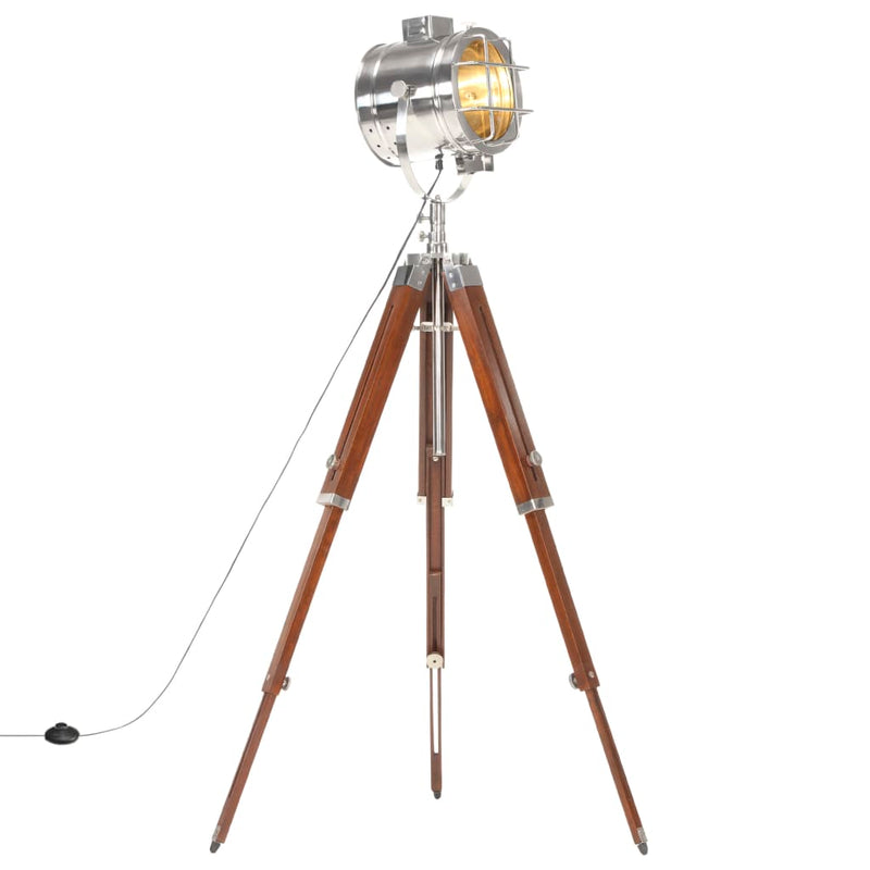 Afbeelding laden in galerijviewer, Vidaxl vloerlamp driepoot 165 cm massief mangohout