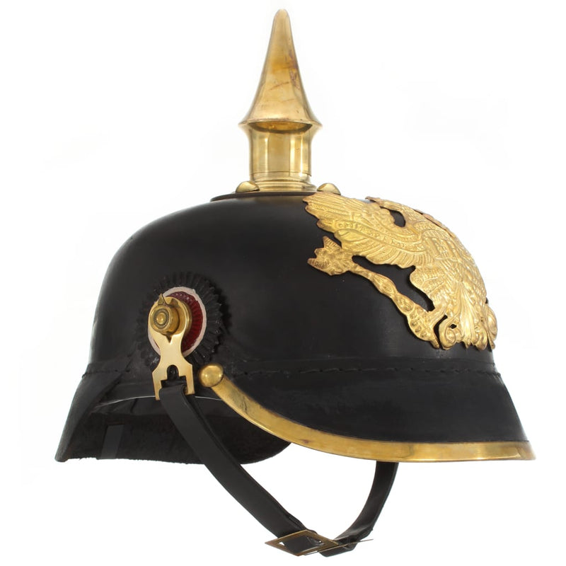 Afbeelding laden in galerijviewer, Vidaxl pickelhaube germaans replica larp staal zwart