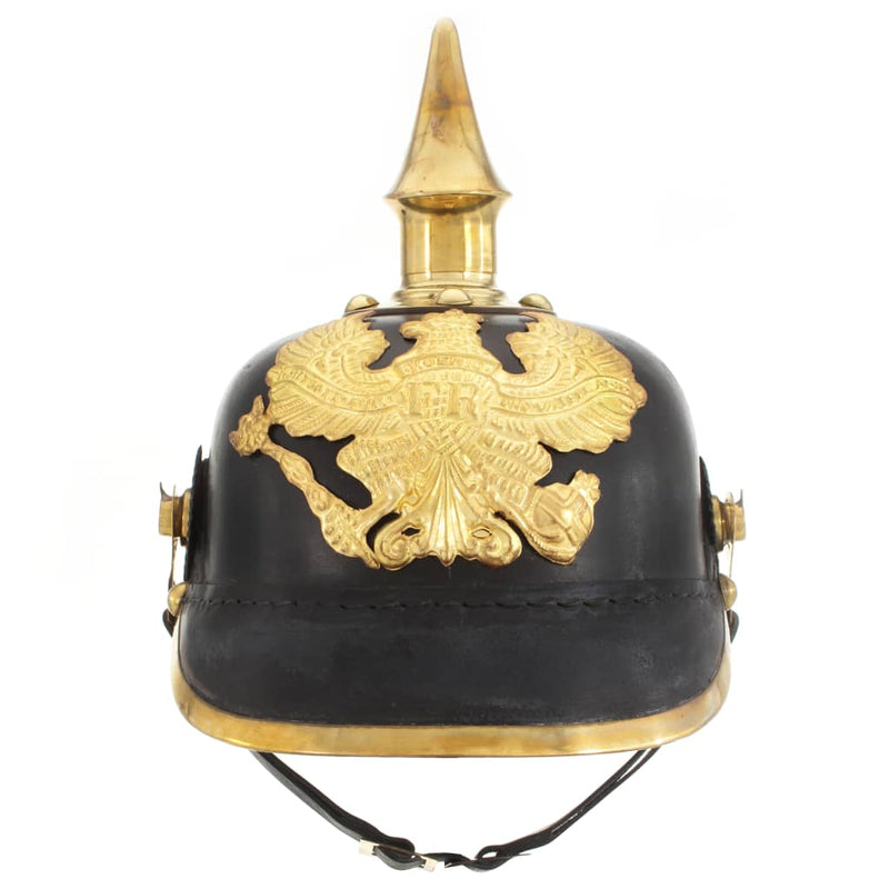 Afbeelding laden in galerijviewer, Vidaxl pickelhaube germaans replica larp staal zwart
