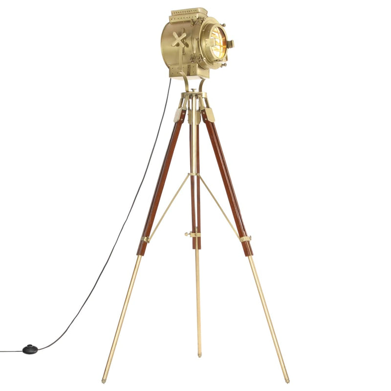 Afbeelding laden in galerijviewer, Vidaxl vloerlamp driepoot 193 cm massief mangohout