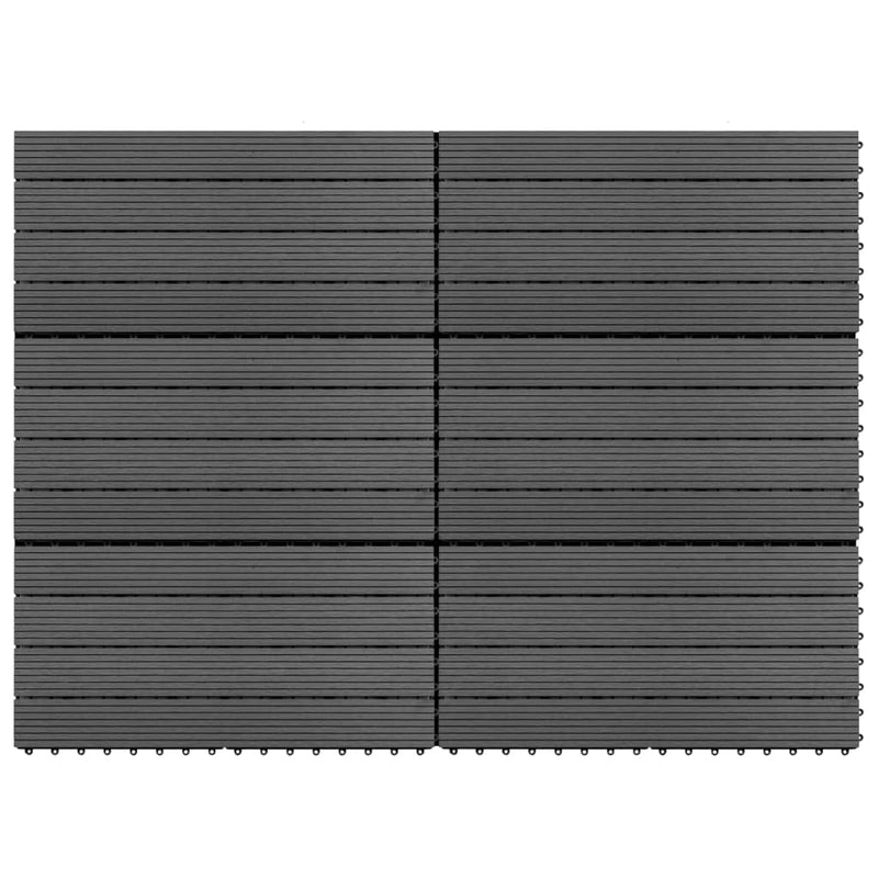 Afbeelding laden in galerijviewer, Vidaxl tegels 6 st 1m² 60x30 cm hkc grijs