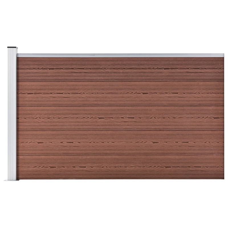Afbeelding laden in galerijviewer, Vidaxl schutting 175x105 cm hkc bruin