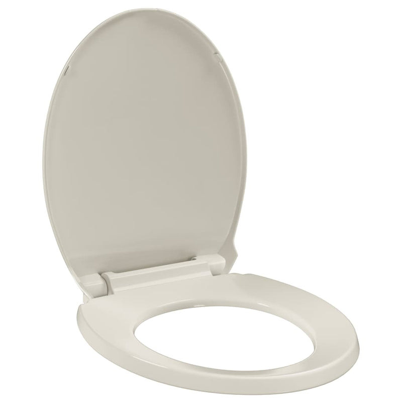 Afbeelding laden in galerijviewer, Vidaxl toiletbril soft-close ovaal abrikooskleurig