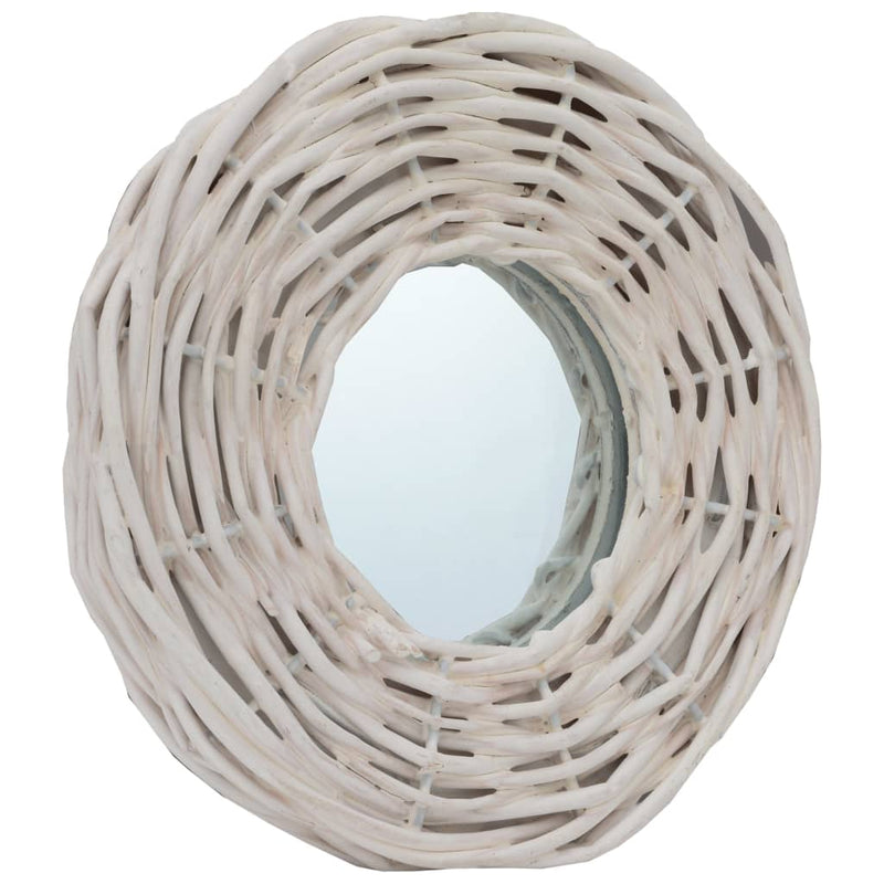 Afbeelding laden in galerijviewer, Vidaxl spiegels 3 st 15 cm wicker wit