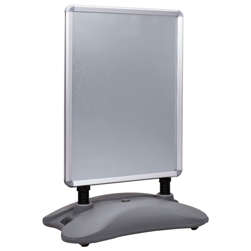 Afbeelding laden in galerijviewer, Vidaxl posterstandaard a1 waterdicht aluminiumlegering grijs